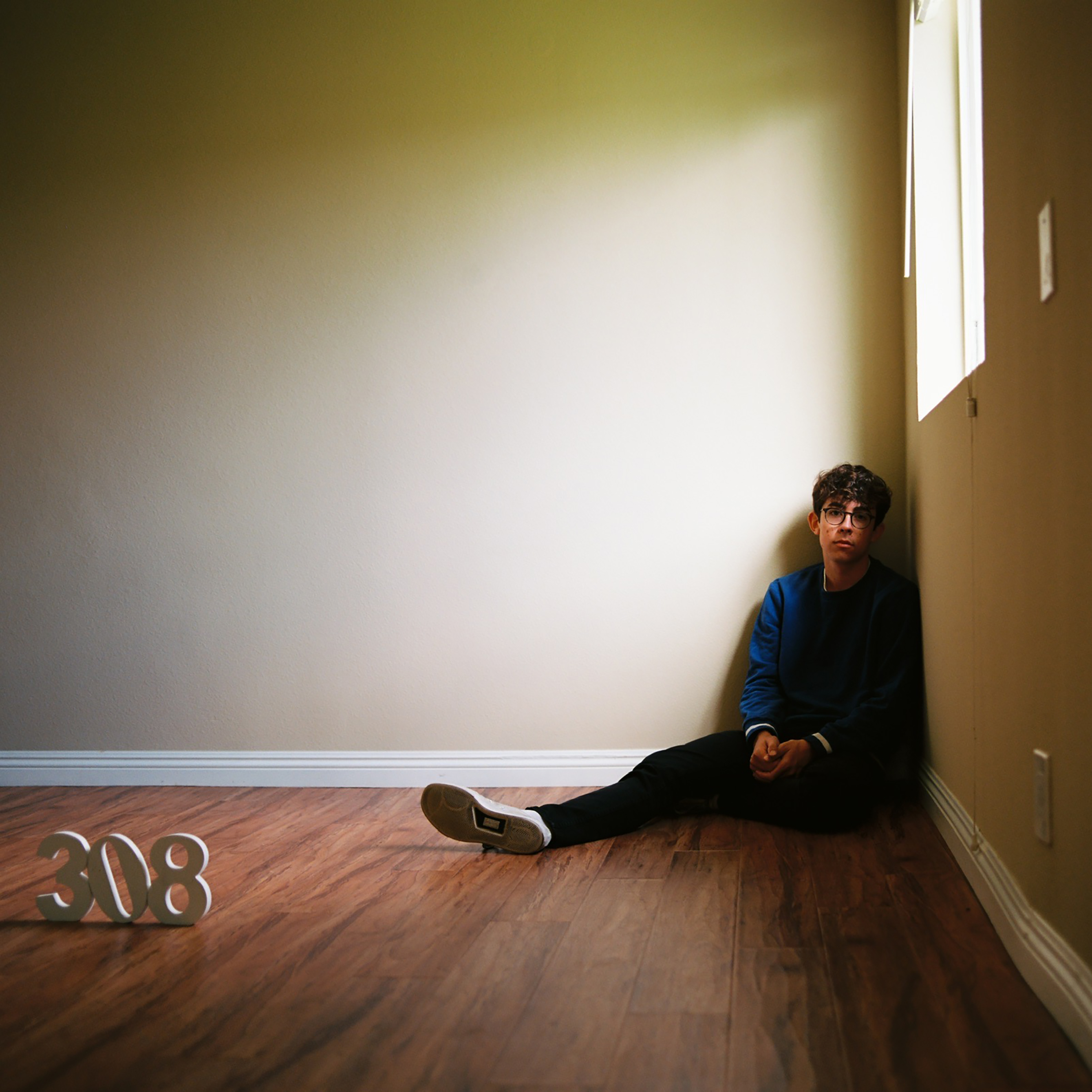 Portrait staged with the number 308