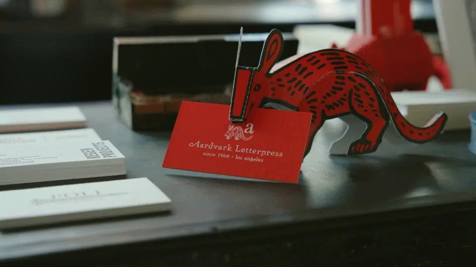 Aardvark Letterpress preview